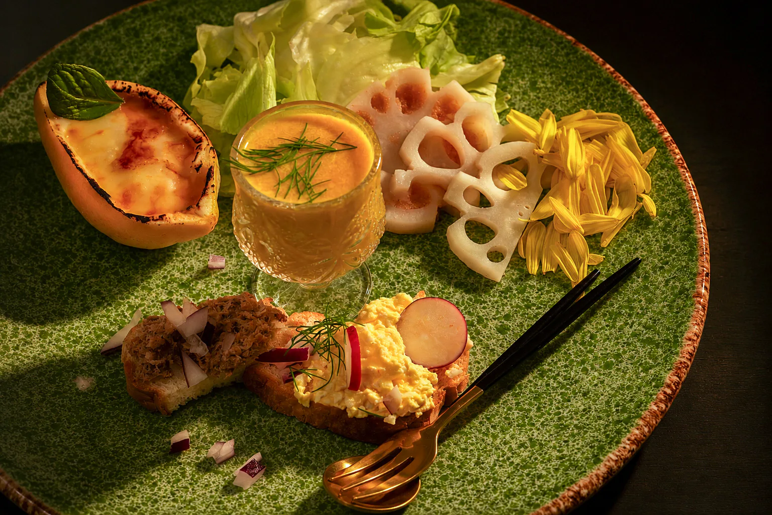 会場で実際に提供した料理の一例